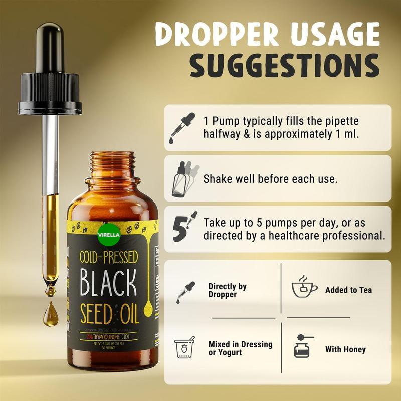 Virella® Black Seed Oil Liquid Dropper