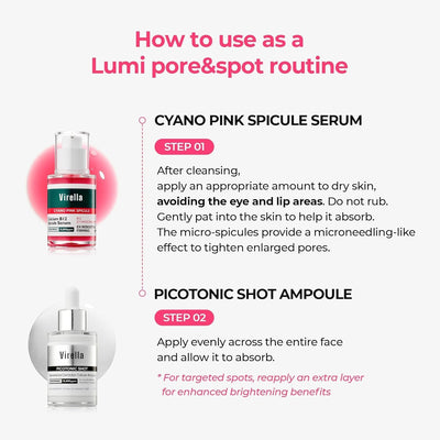 Virella® Lumi Pore & Spot Care Serum Duo